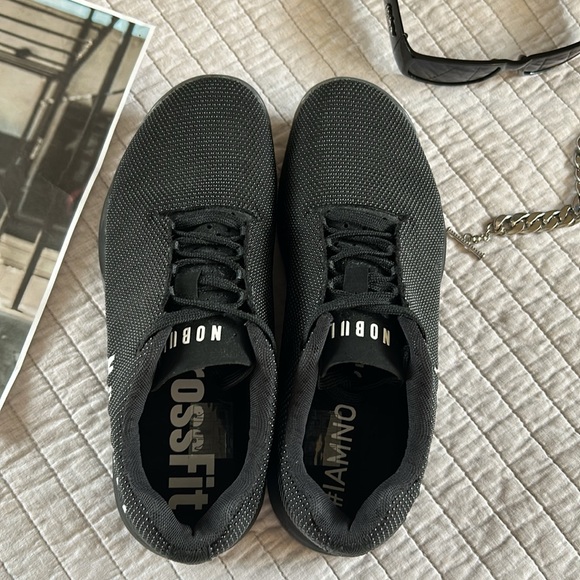 NOBULL CROSSFIT GAMES 2023 black IMPACT SNEAKERS lift workout men’s 8 women 9.5 - Picture 5 of 16
